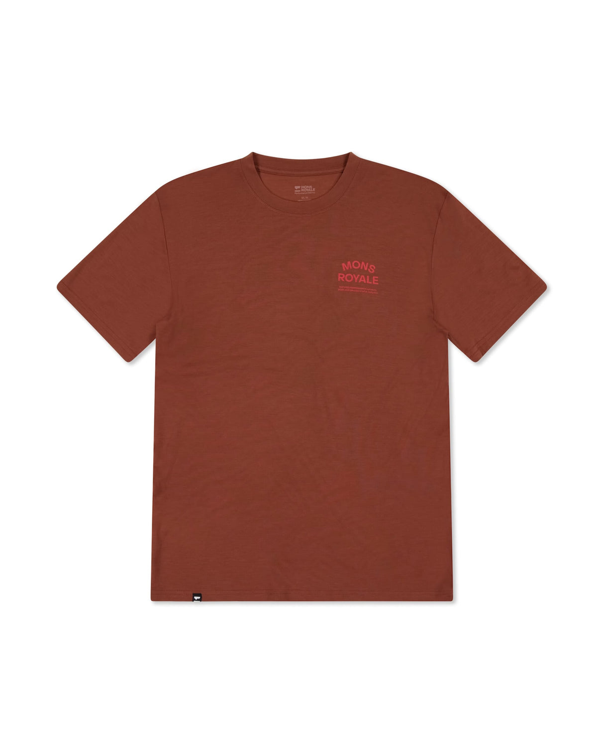 Mons Royale | Icon Merino T-Shirt - Cinnamon | Men's T-Shirt - Bei 2-Cycle GmbH Freiburg entdecken!