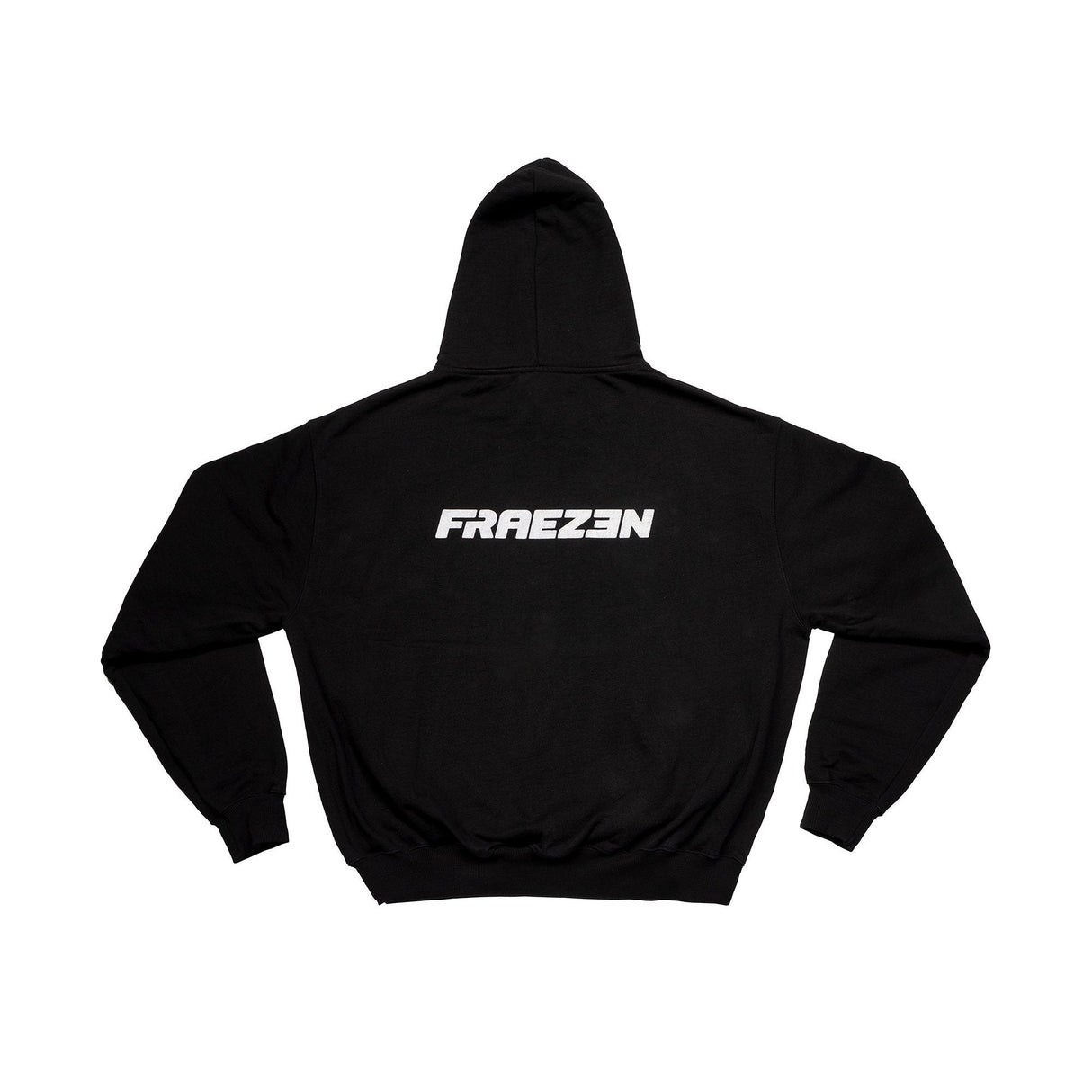 FRAEZEN Oversized Fit Hoodie black