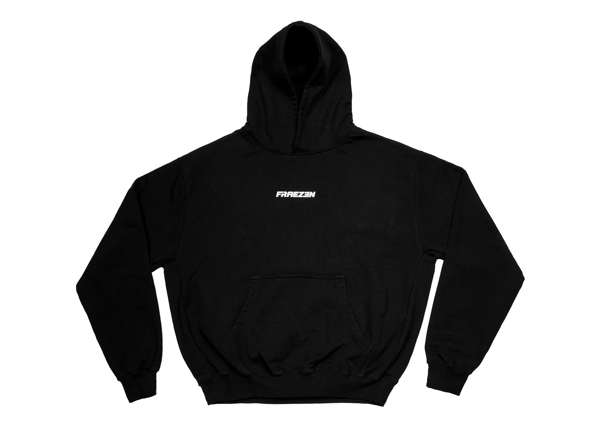 FRAEZEN Oversized Fit Hoodie black