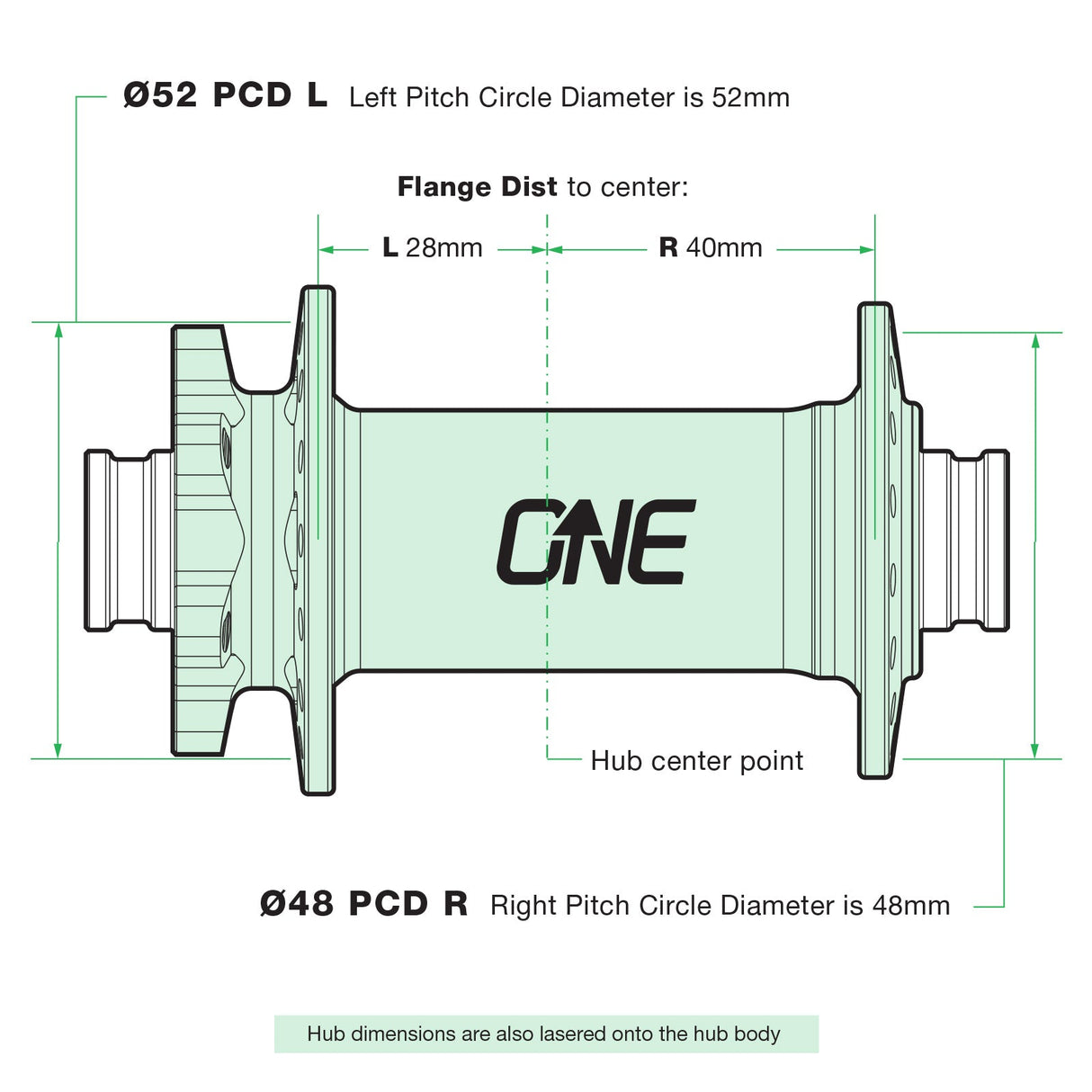 OneUp Front Hub