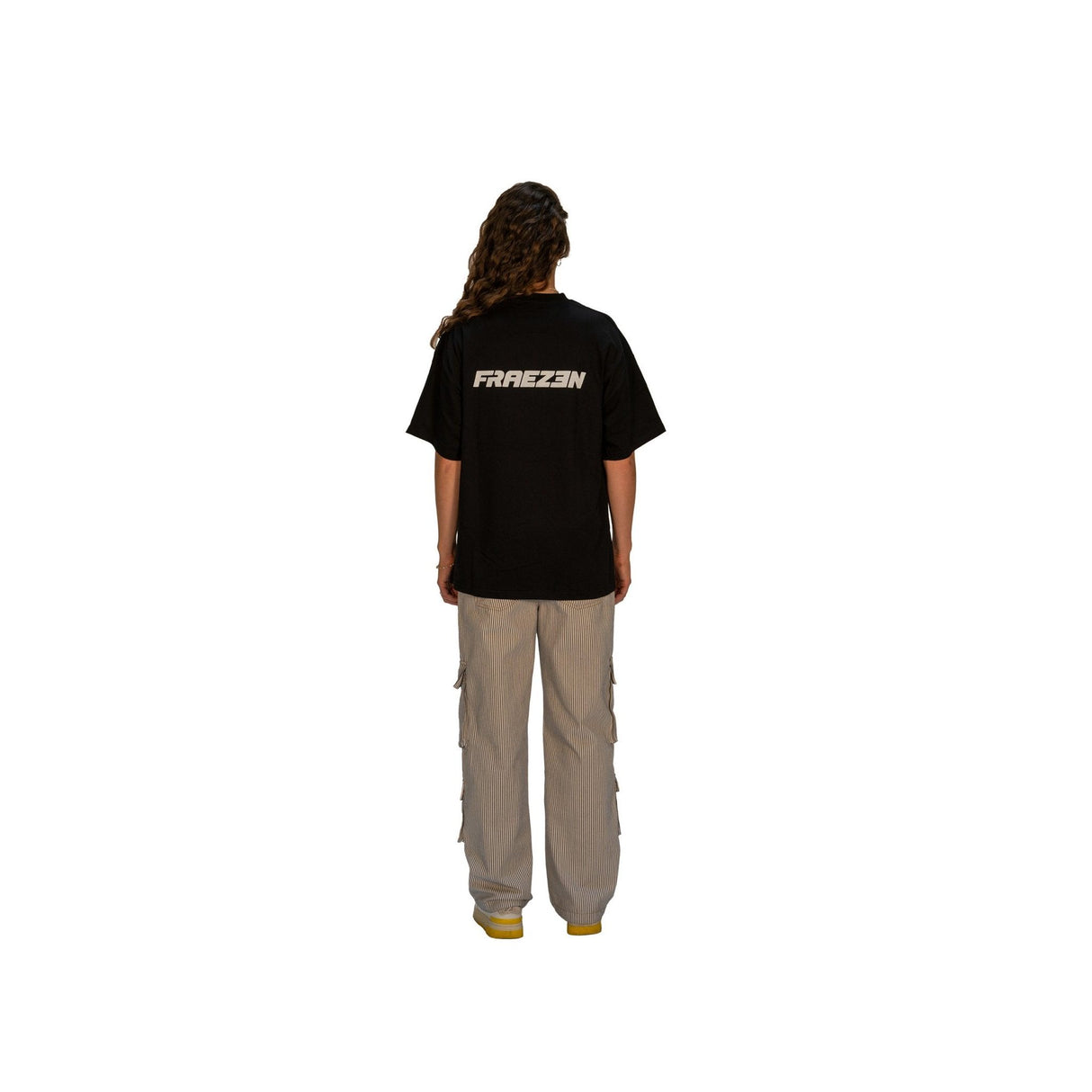 FRAEZEN Oversized Fit Shirt black