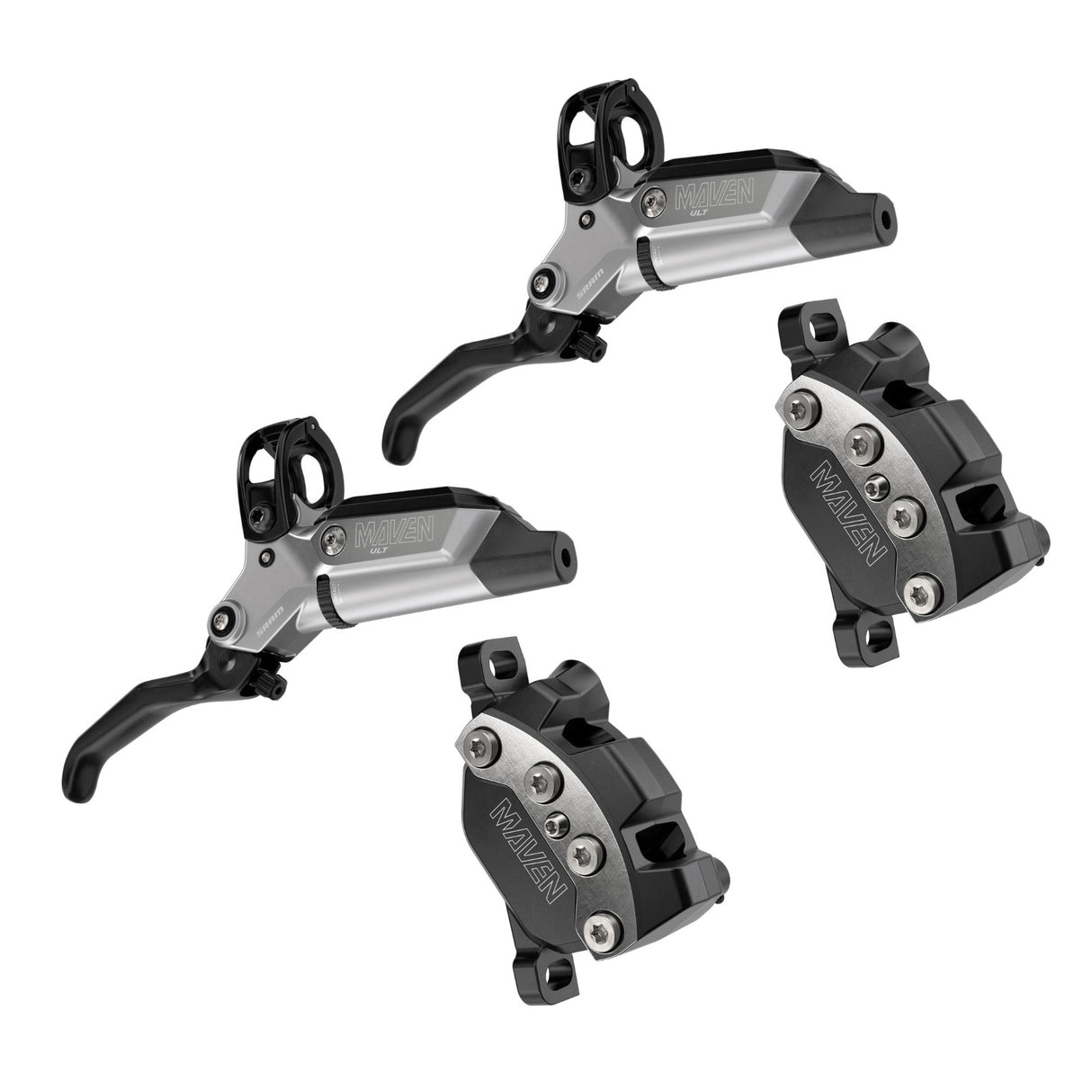 SRAM Maven Ultimate Stealth v+h Set Scheibenbremse