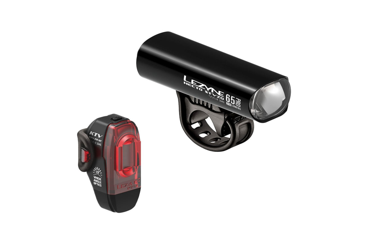 Kit d'éclairage Lezyne Hecto Pro 65 & KTV StVZO