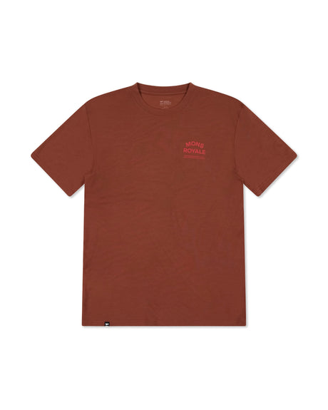 Mons Royale | Icon Merino T-Shirt - Cinnamon | Men's T-Shirt - Bei 2-Cycle GmbH Freiburg entdecken!