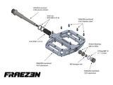 FRAEZEN FUßRASTE M/L Plattform Pedale