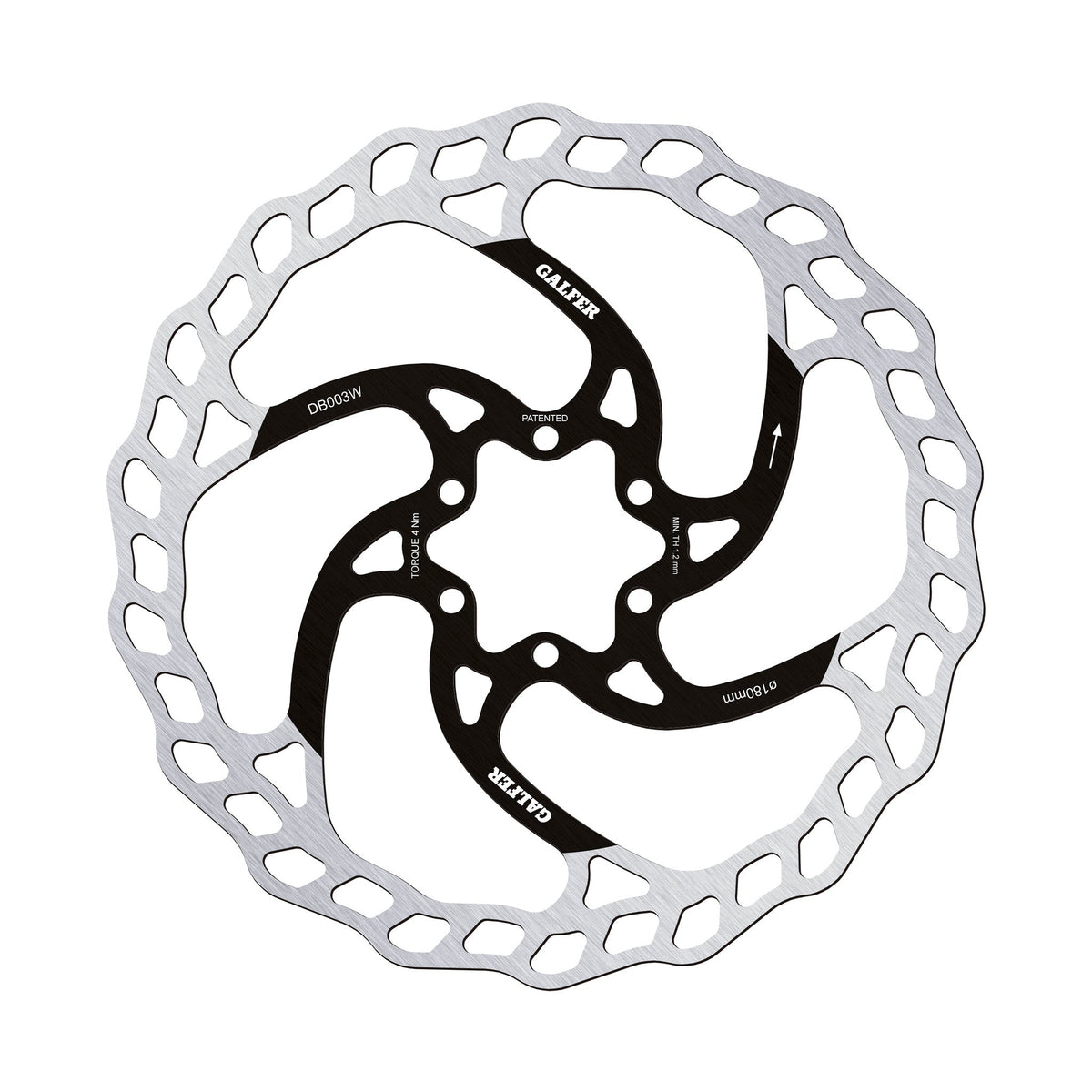Galfer Wave 6-Loch Bremsscheibe