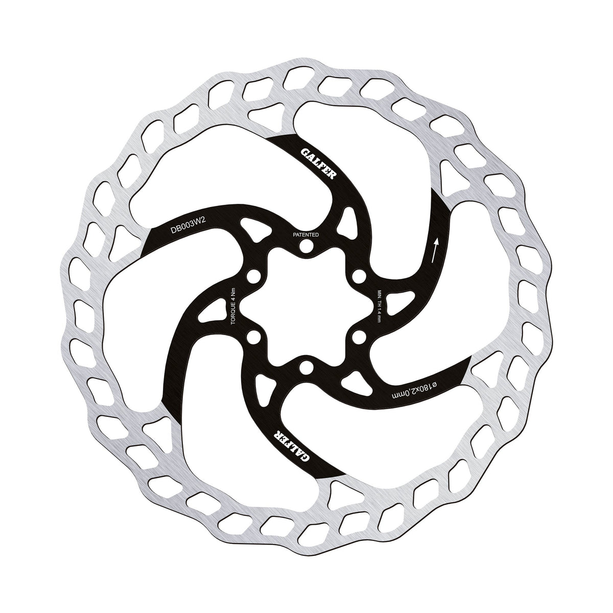 Galfer Wave 6-Loch Bremsscheibe