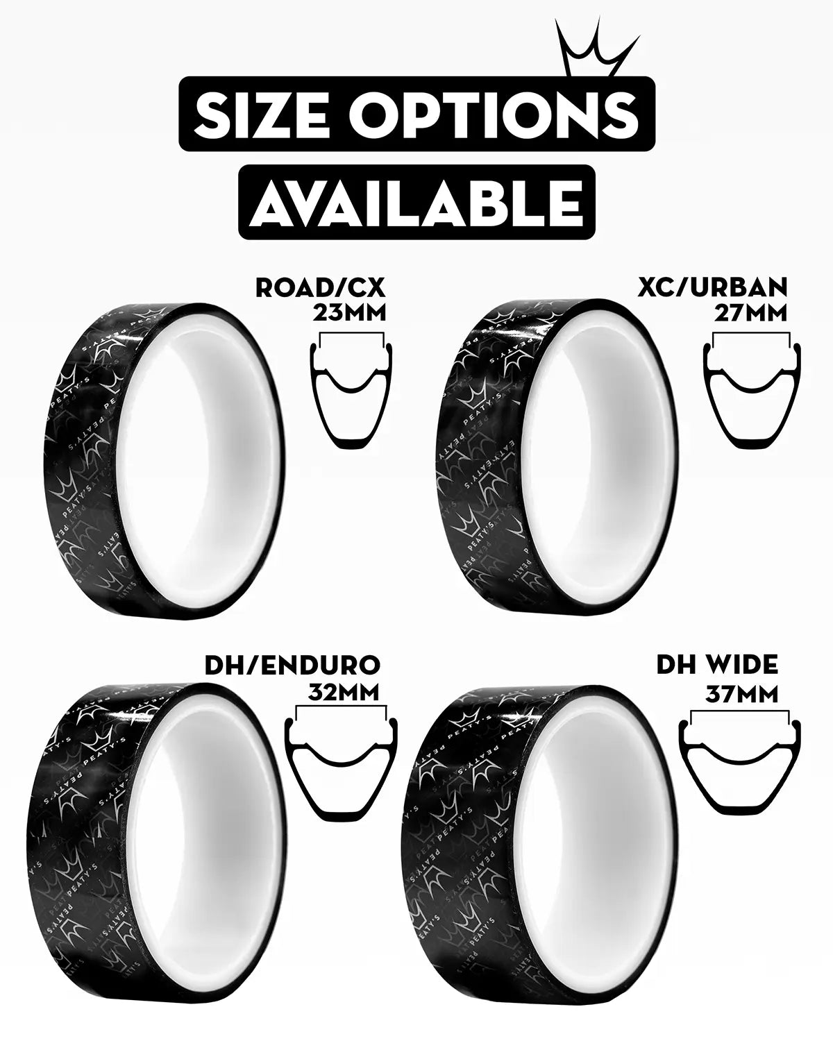 Peaty's Holeshot Tubeless Rim Tape - Bei 2-Cycle GmbH Freiburg entdecken!