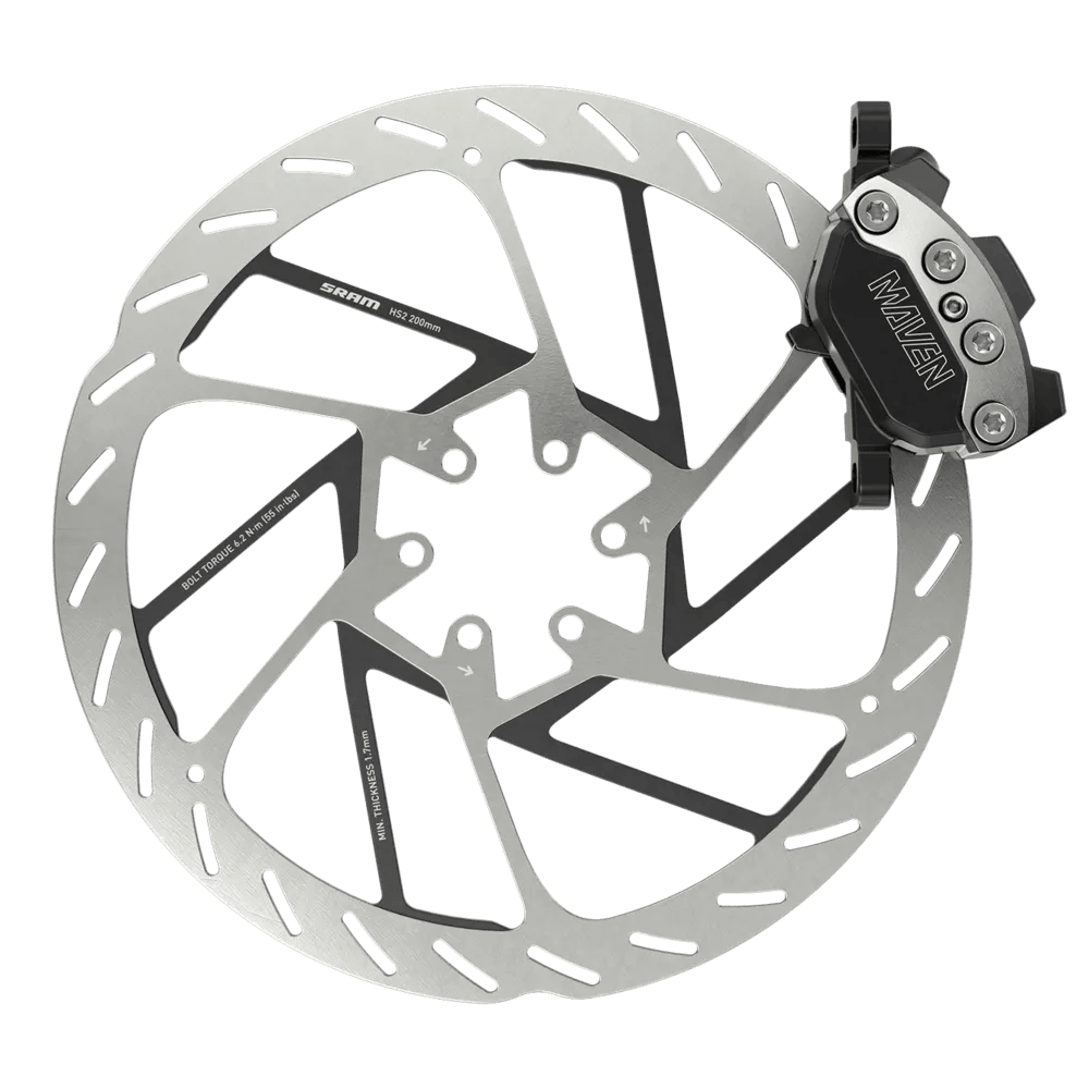 SRAM Maven Ultimate Stealth v+h Set Scheibenbremse